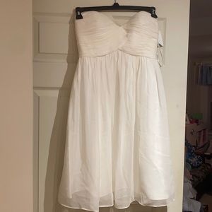 Donna Morgan White Lilly Strapless Dress- Nordstrom